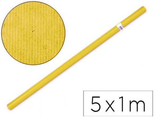 Papel kraft liderpapel rolo amarelo 1mt x 5mt 65 gr , Liderpapel , 23303 , 8423473859296